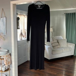 Asos black sweater dress.